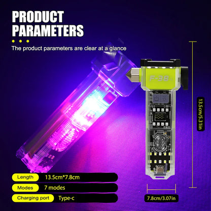 Side warning lantern light for emergency and outdoor visibility