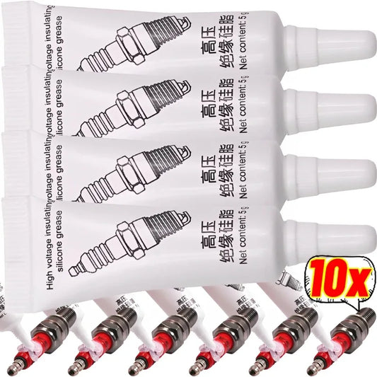 High voltage silicone grease for spark plug insulation