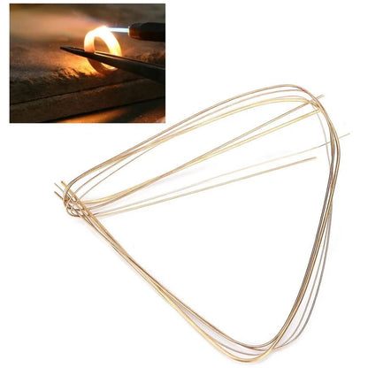 0.5mm silver-copper alloy soldering wire for jewelry repair and precision welding