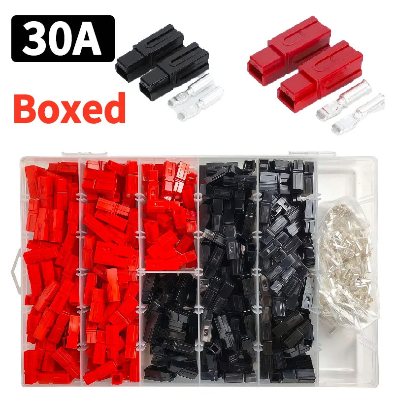 Single pole plug 30A high current connector for PP battery forklift power terminal