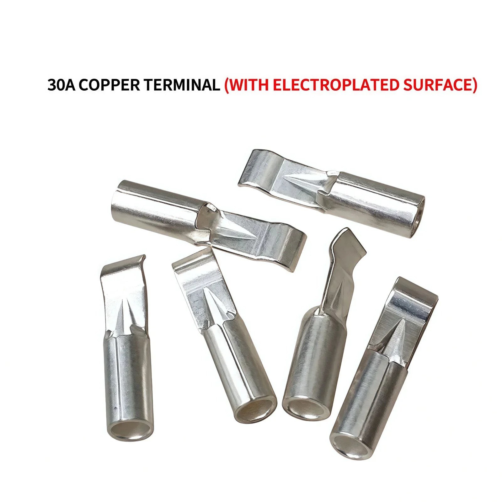 Single pole 30A high current connector for battery forklift and industrial power applications