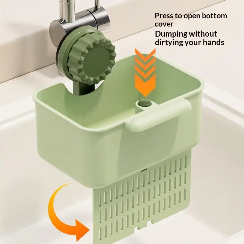 Sink drain strainer basket anti-leak filter grid