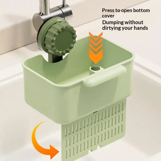 Sink drain strainer basket anti-leak filter grid