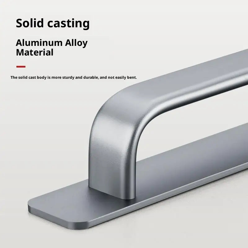 Aluminum push-pull handle for sliding door and window