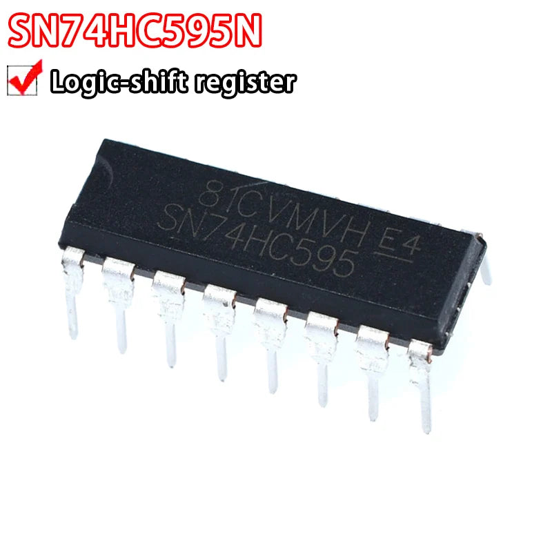 SN74HC238N, SN74HC595N, SN74HC173N DIP16 logic ICs, high-performance 74HC series chips for electronics circuits and DIY projects