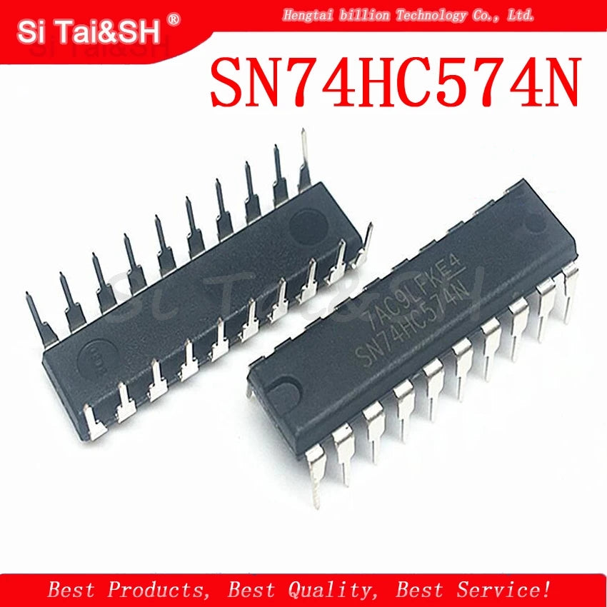SN74HC574N DIP20 high-performance logic IC, compatible with 74HC574, ideal for electronics circuits and DIY projects