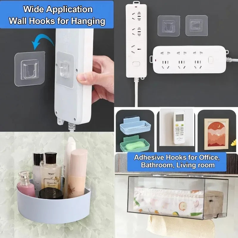 Snap hook wall storage holder for household use