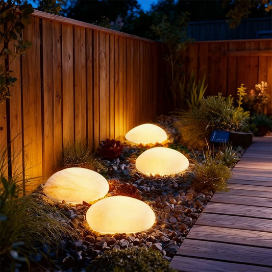 Solar decorative frosted ground lamp outdoor