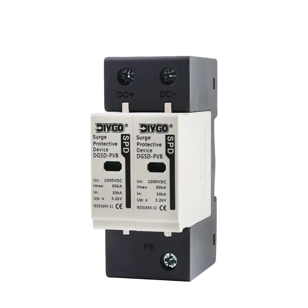 2P SPD surge protector for protective solar and residential low-voltage applications