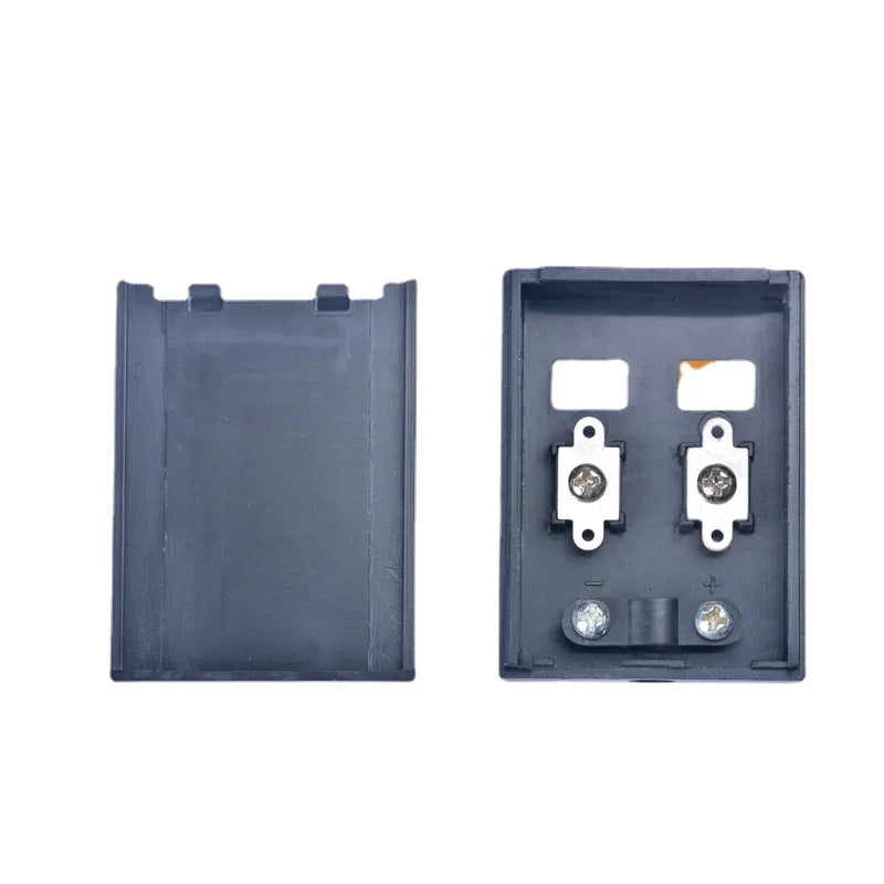 Solar junction box showing waterproof design for 5–20W and 30–60W solar panels
