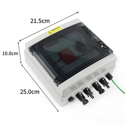 Set of DC 1000V isolation switch, SPD fuse, lightning protection PV combiner box, solar photovoltaic waterproof dustproof case