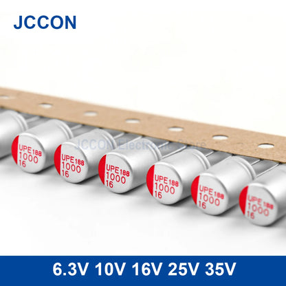 Solid capacitor 6.3V to 35V for motherboard and graphics card computer repair applications