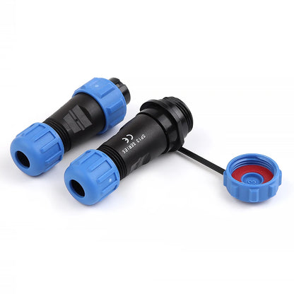 SP13 IP68 aviation connector for industrial electrical cable and wire docking