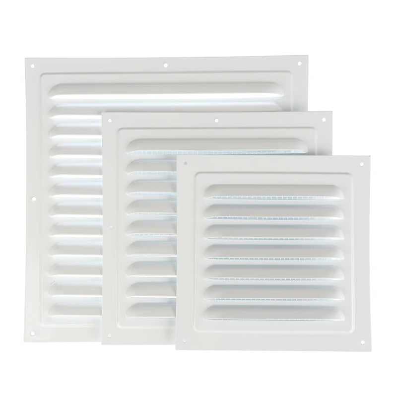 Square heating and cooling vent plate
