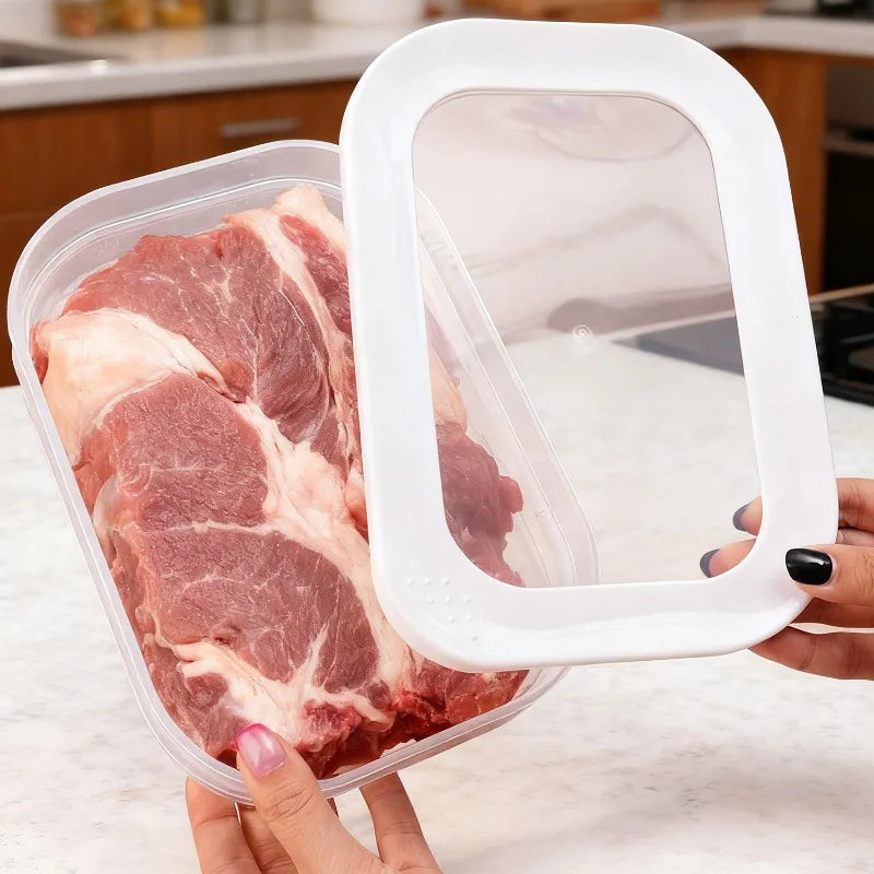 Stackable food storage container for meal prep