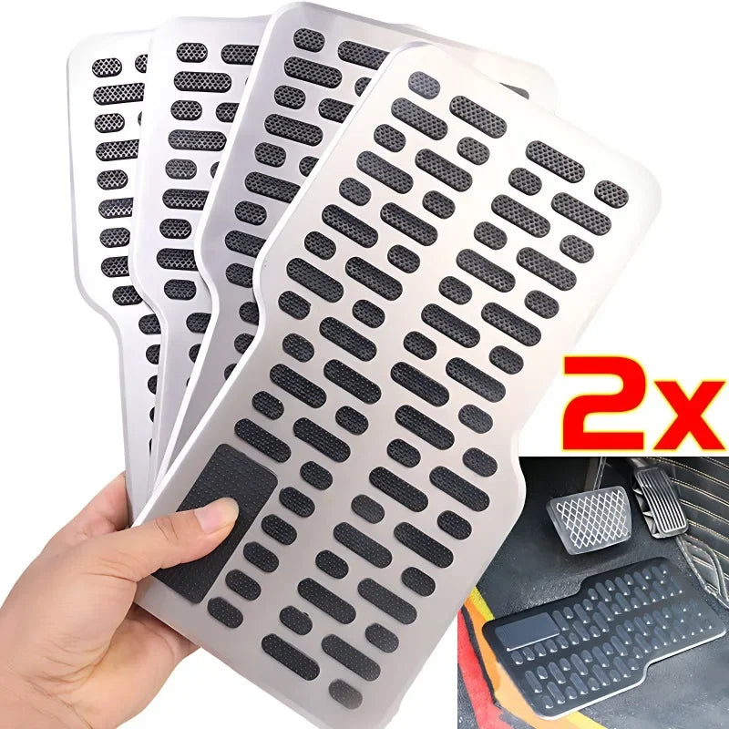 Stainless steel car brake pedal pad