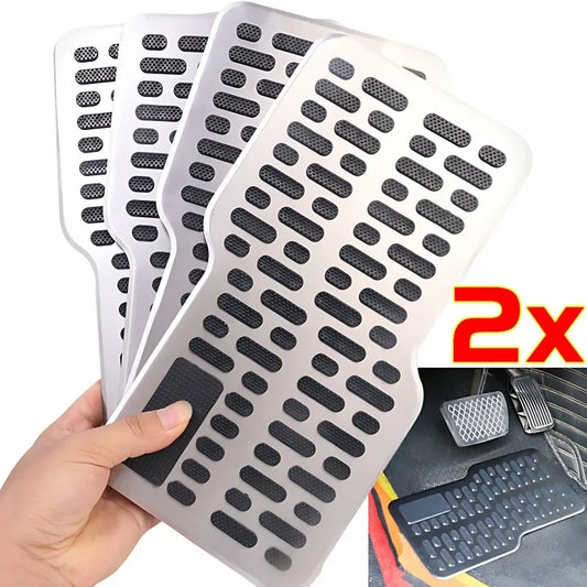 Stainless steel car brake pedal pad