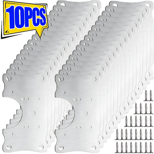 Stainless steel hinge repair plate for cabinet door fixing