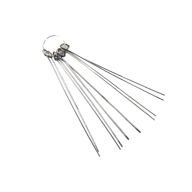 Stainless steel PCB through hole needle set 100mm desoldering welding repair tool 0.5 to 1.5mm for circuit board maintenance