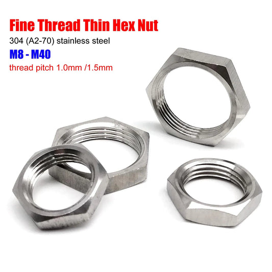 stainless_steel_fine_thread_hex_thin_lock_nut_m8_m40