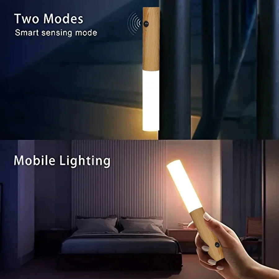 LED night lamp for staircase and hallway lighting