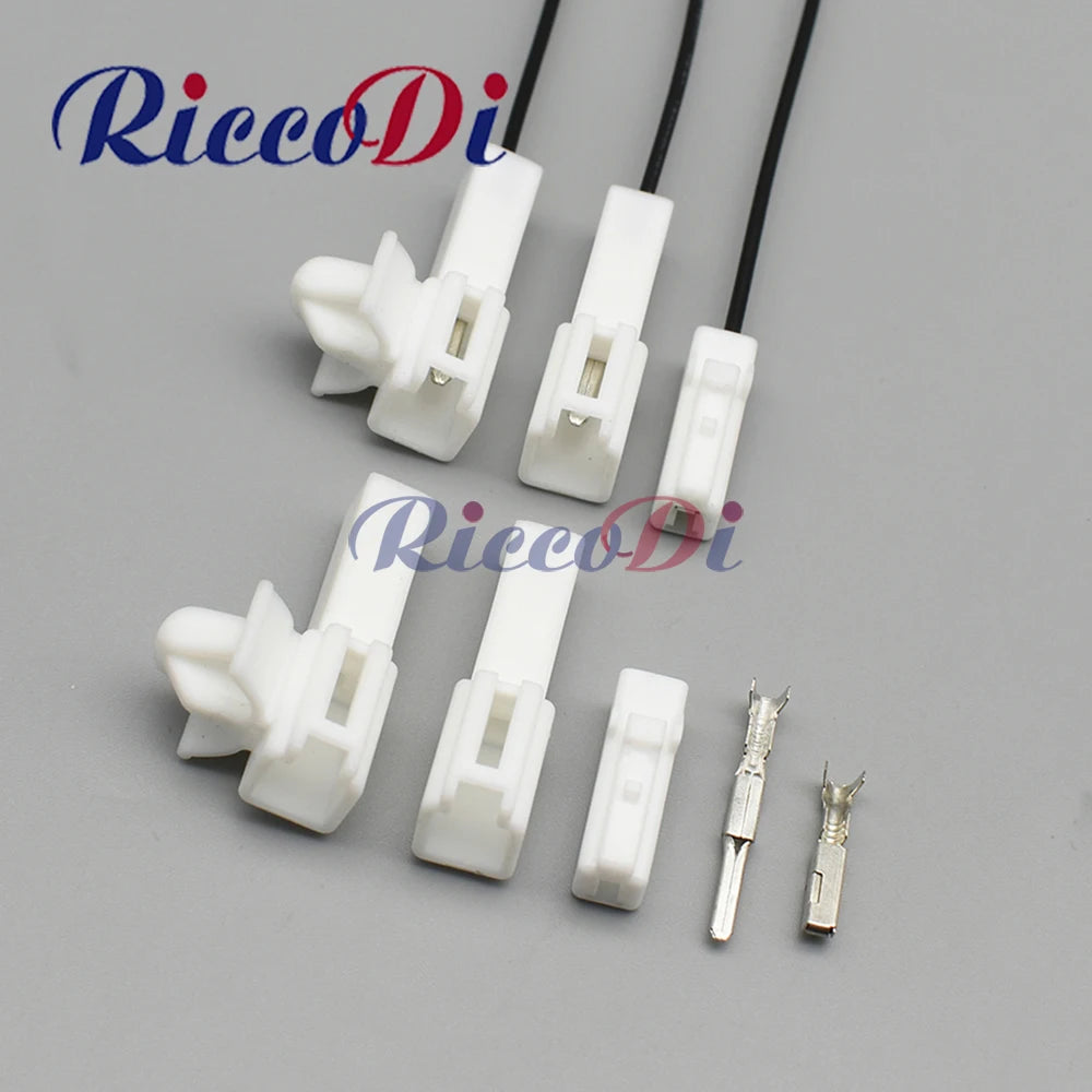 Starter auto wiring harness connector male and female housing plug assembly compatible with 7283-1010 / 7282-1012 / MG641199 / MG651194