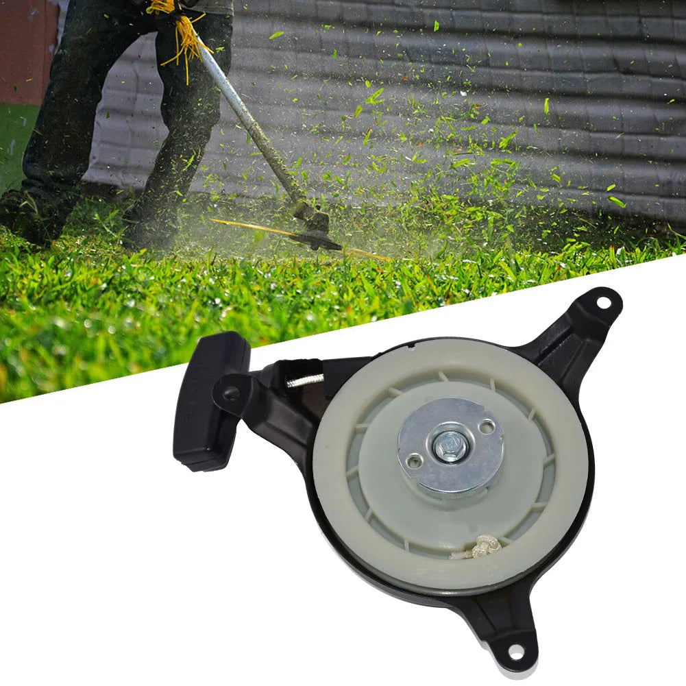 Close-up of recoil starter for lawnmowers with 1P61 1P65 1P70 5P65 5P70 engines, easy replacement and maintenance