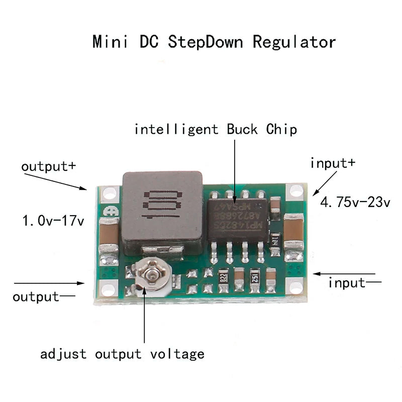 Step down converter voltage regulator 3.3V 6V 9V 12V output