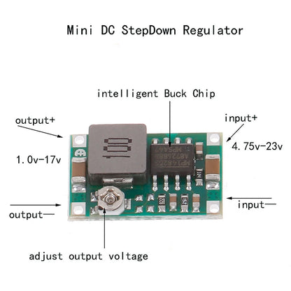 Step down converter voltage regulator 3.3V 6V 9V 12V output