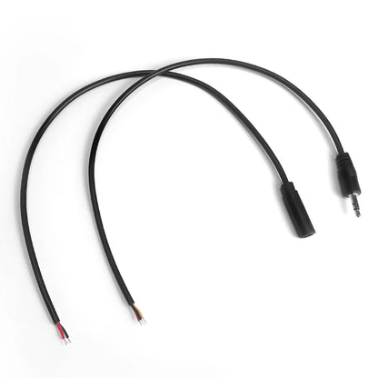 Series of 3.5mm stereo audio cables, 3×26AWG AUX cords, high-quality male-to-male audio wires for car, phone, speaker, and headphones