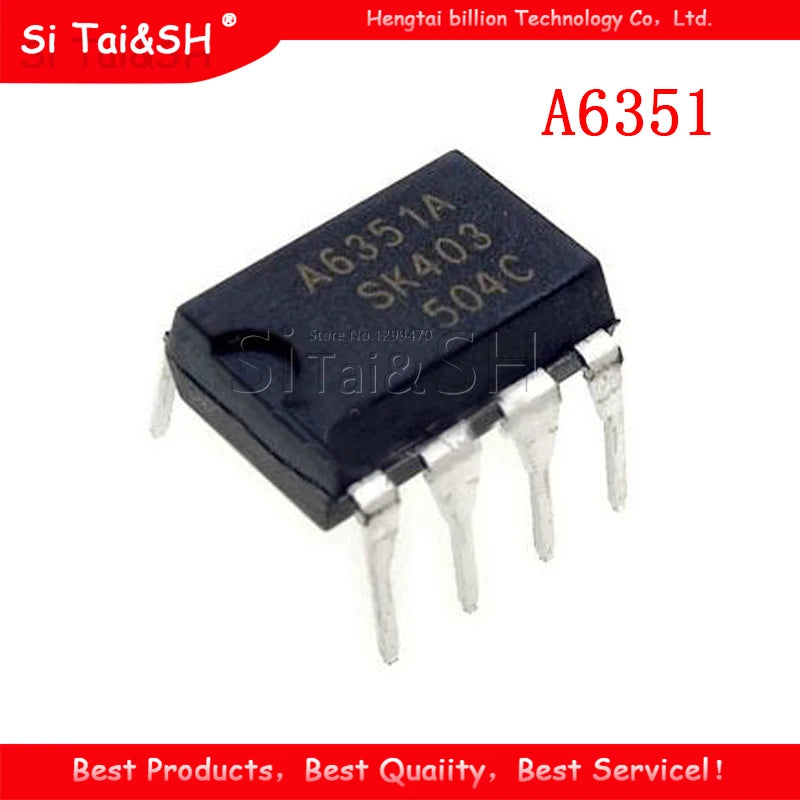 STR-A6351 LCD power management IC in DIP-8 package, high-performance A6351A chip for display and power control circuits