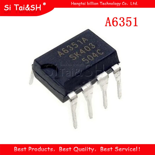 STR-A6351 LCD power management IC in DIP-8 package, high-performance A6351A chip for display and power control circuits