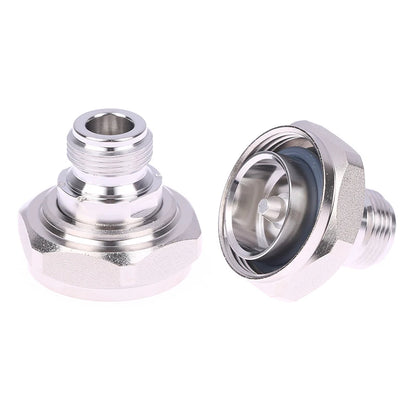 Straight copper RF coax adapter connector