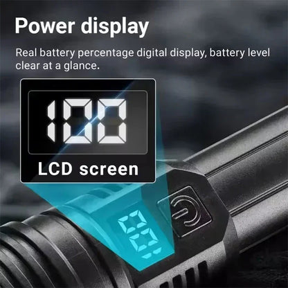 Strong light LED tactical flashlight for outdoor use