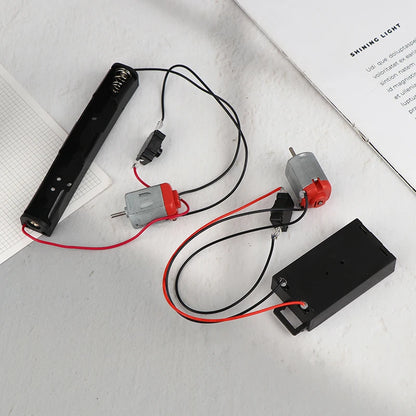 Student DIY electronic motor circuit model kit