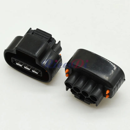 Close-up of Sumitomo 4 Pin 2JZ-GE Distributor Crank TPS Boost Sensor Connector terminals for Toyota