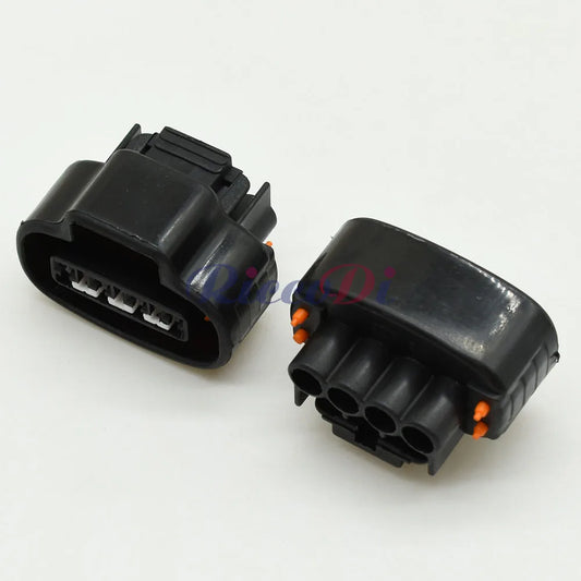 Close-up of Sumitomo 4 Pin 2JZ-GE Distributor Crank TPS Boost Sensor Connector terminals for Toyota