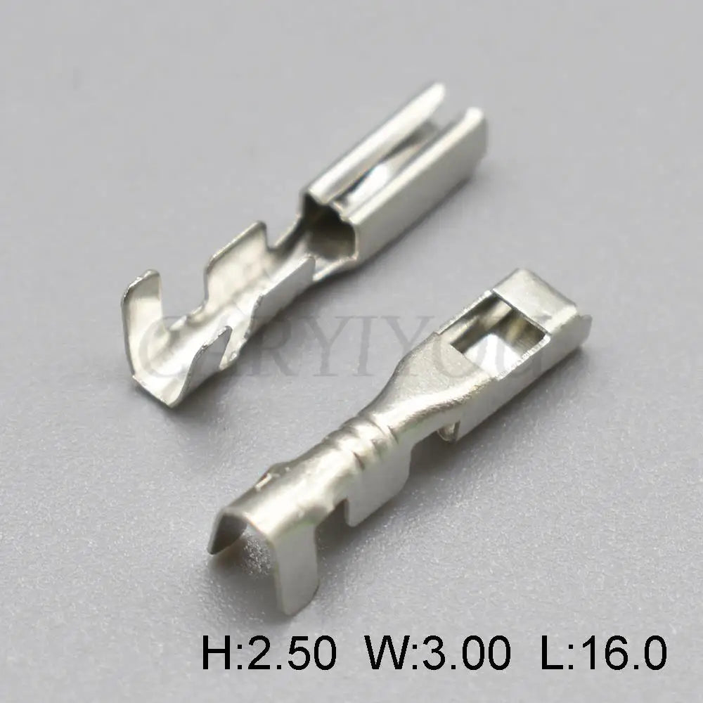 Auto splice terminal female crimp terminal showing structure for Sumitomo electrical wire connectors pins