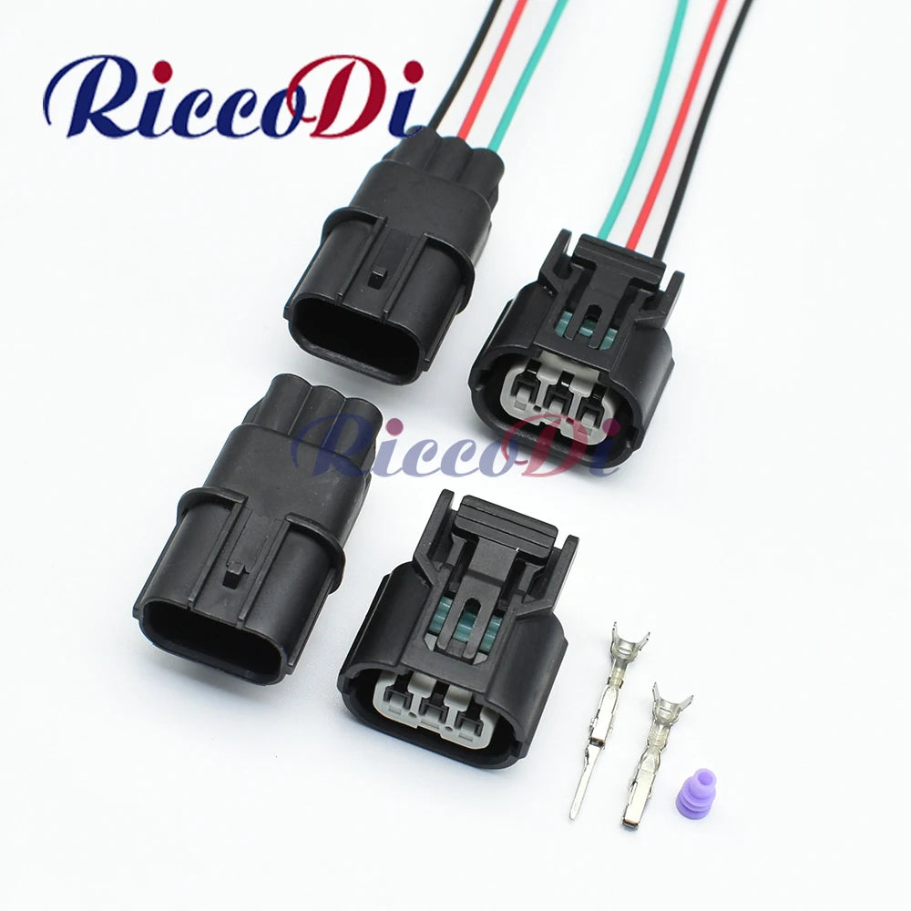 3-Pin Sumitomo HX 040 waterproof plug adapter 6189-0887 full view for Accord, Civic, Element, and CR-V ignition coil connector
