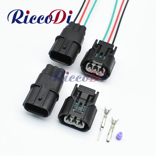 3-Pin Sumitomo HX 040 waterproof plug adapter 6189-0887 full view for Accord, Civic, Element, and CR-V ignition coil connector