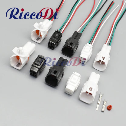 4 Pin Sumitomo MT090 Sealed Motorcycle Automotive Connector Plug Black White Wiring Housing