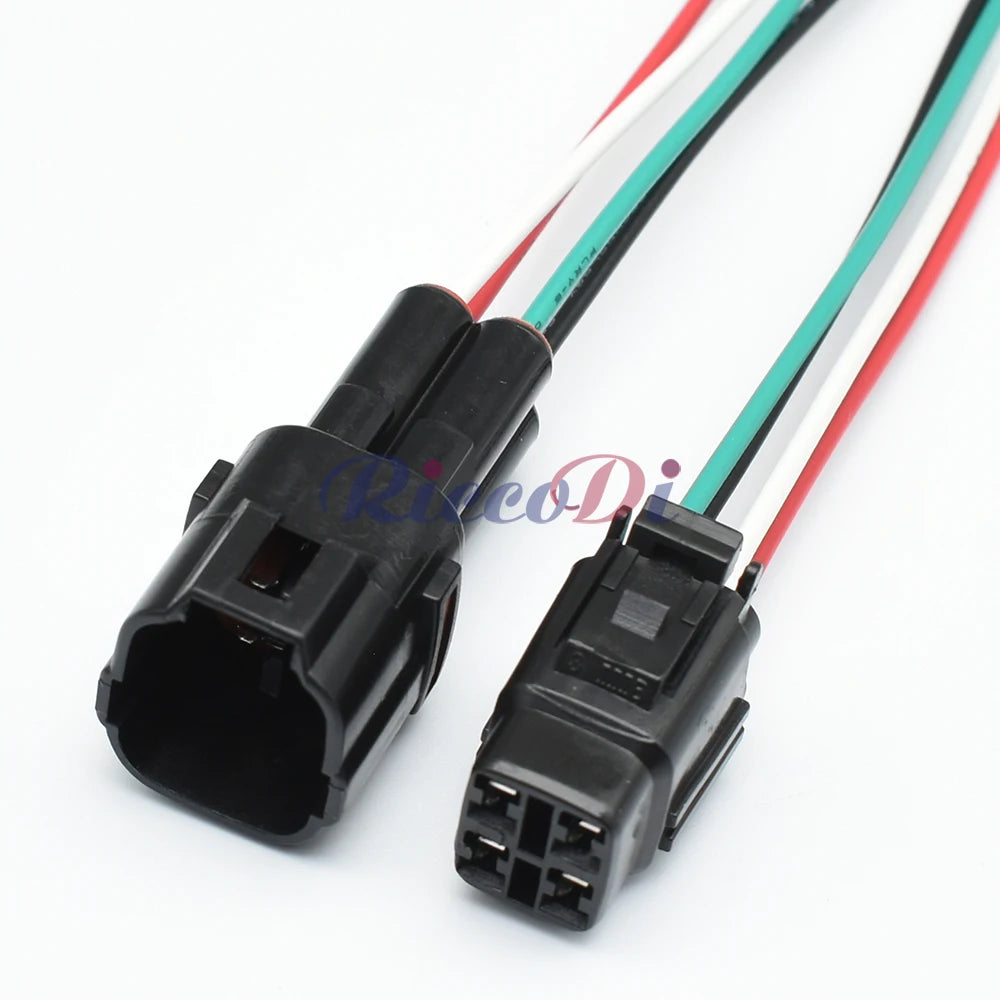 Close-up view of 4 Pin Sumitomo MT090 Connector terminals for Motorcycle and Automotive use