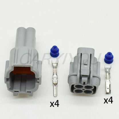 Demonstration of connecting Sumitomo RS 2.3mm 4 Pin Oxygen Sensor Connector Plug 6188-0557 6185-1169