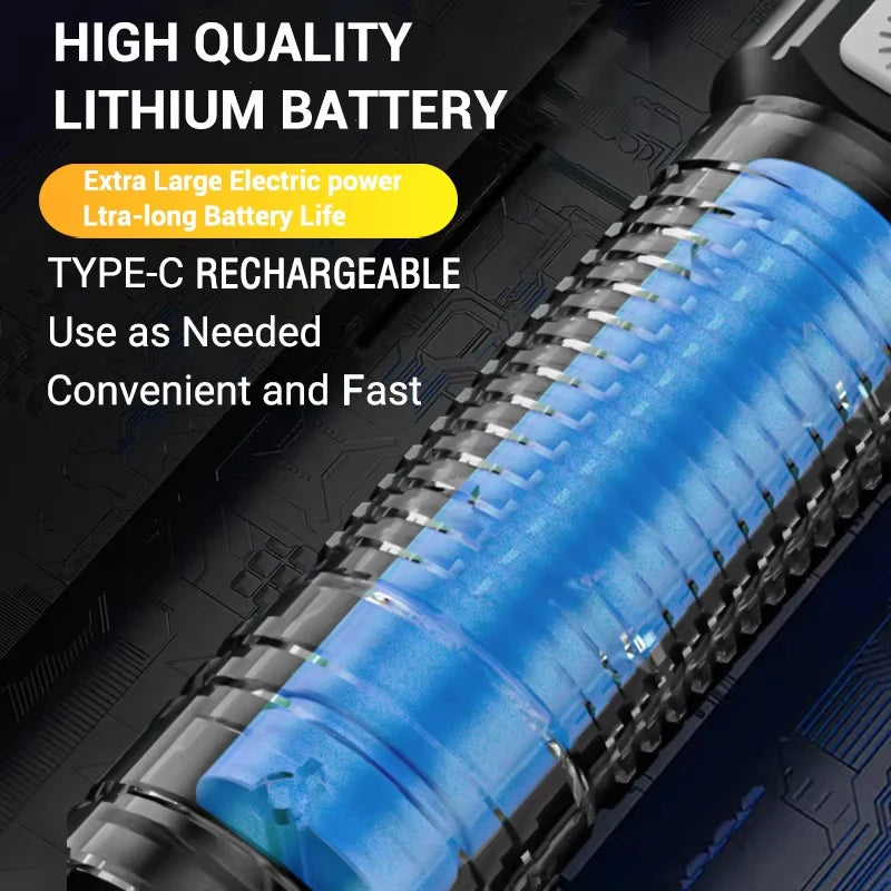 Super bright flashlight for camping and outdoor activities