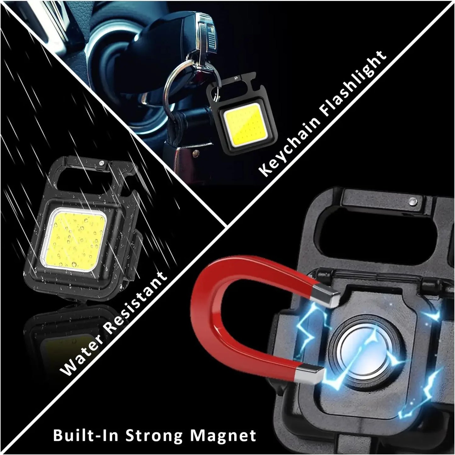Super bright keychain LED flashlight