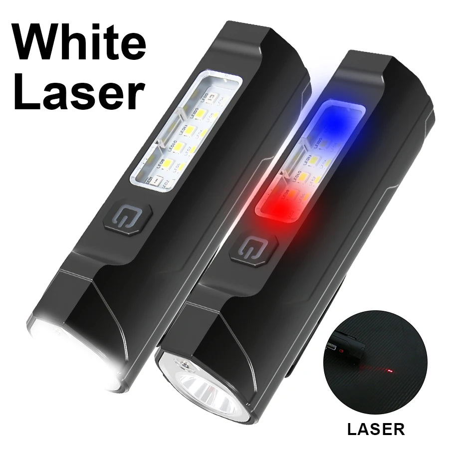 Super bright LED flashlight USB rechargeable