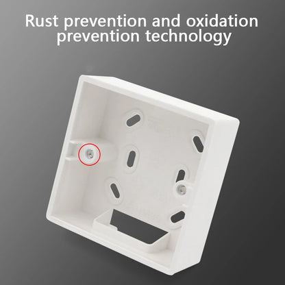 Surface mount box for standard electrical switches