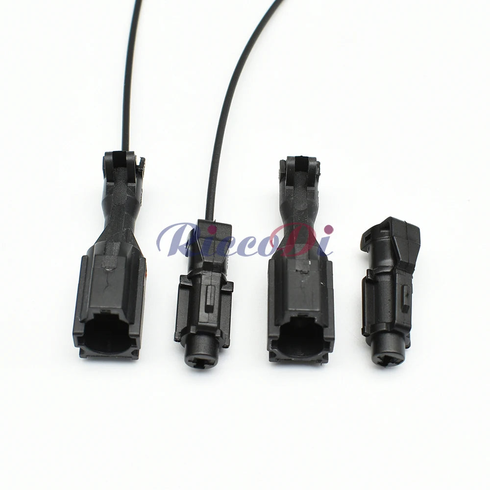 Durable black SWP waterproof automotive connector showing sealed structure for protection against moisture and corrosion