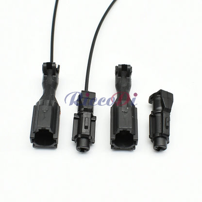 Durable black SWP waterproof automotive connector showing sealed structure for protection against moisture and corrosion