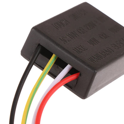 Electrical equipment table light touch sensor for precise on/off control